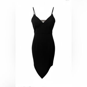 Windsor Black Asymmetrical Dress